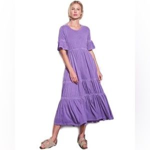 ANTHROPOLOGY SUNDRY lilac summer/spring dress